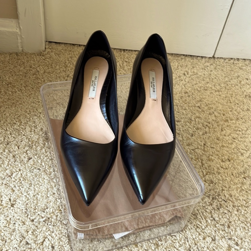 M.M. LaFleur Kitten Heels - Black - size 36 (6.5)